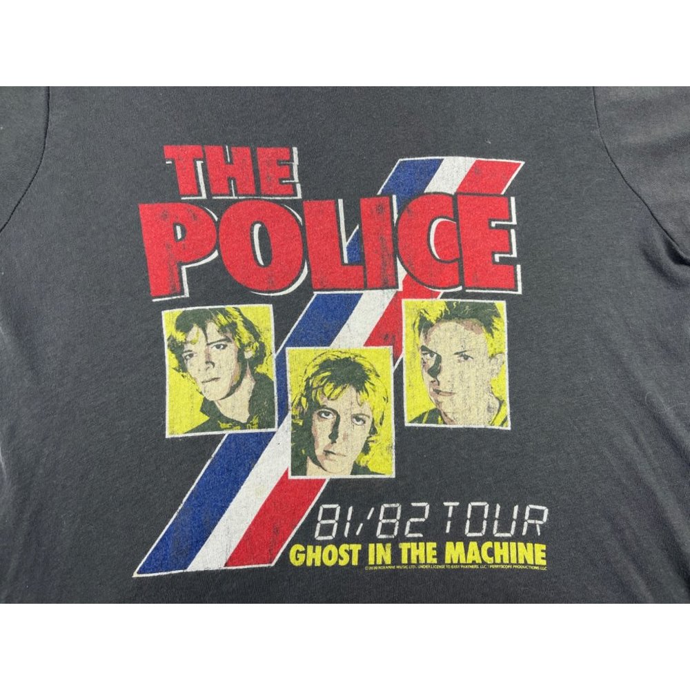 The Police 80's Tour Grey Men's Chaser T Shirt Sz S - Picture 3 of 6